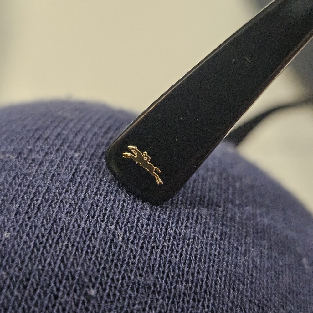 Longchamp Black and Gold Sunglasses - Picture 8 of 9